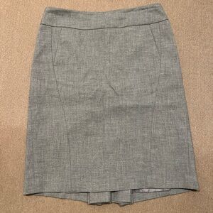 Loft Grey Pencil Skirt
